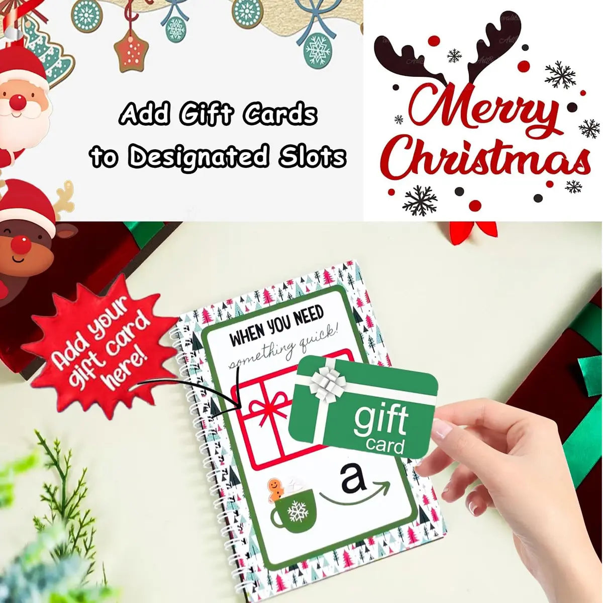 Hot Sale🎁🎅🏼merry-christmas-gift-card-book📚