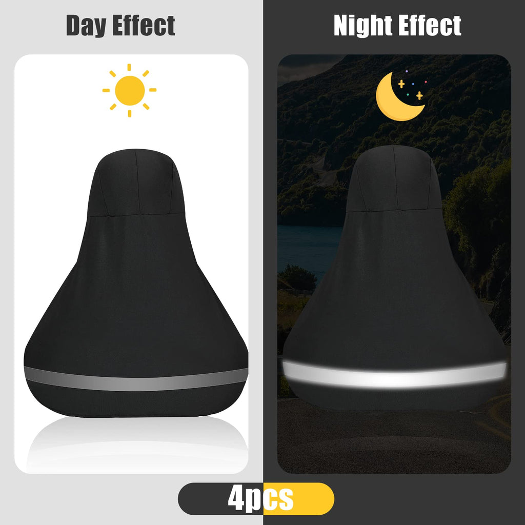 4-Piece Reflective Cooling Skull Caps with Neck Sun Shade