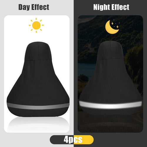 4-Piece Reflective Cooling Skull Caps with Neck Sun Shade