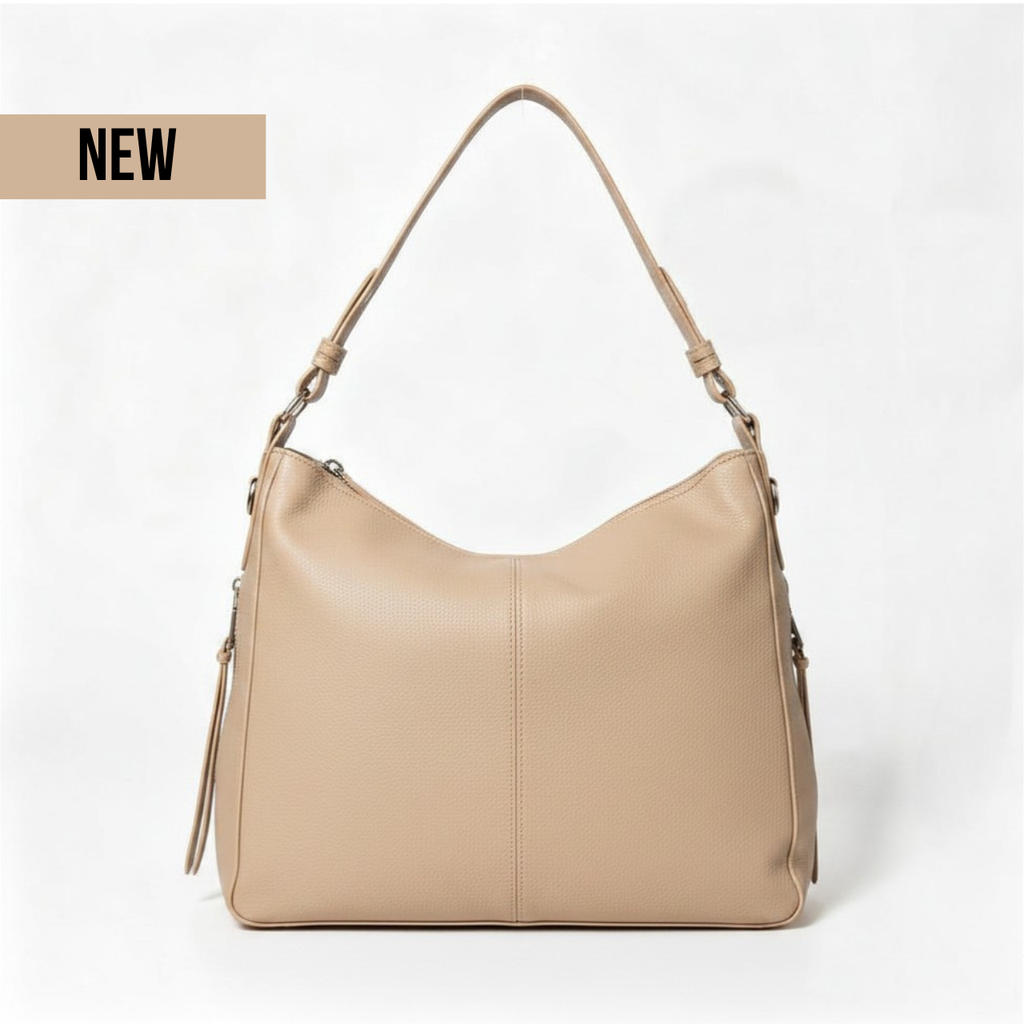 Luxury Leather Hobo Anti-Theft Handbag 2.0 + FREE Pouch Wallet (6-Layer Security Edition)