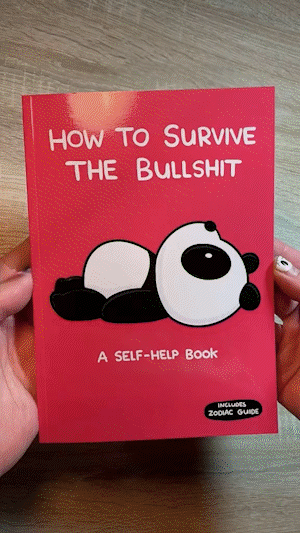 📖💕‘How To Survive The Bullsh!t’ Book(📚HARDCOVER)