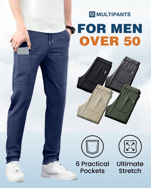 💥Last Day Sale 🥰MultiPants – High Stretch Multi-pocket Durable Cargo Pants