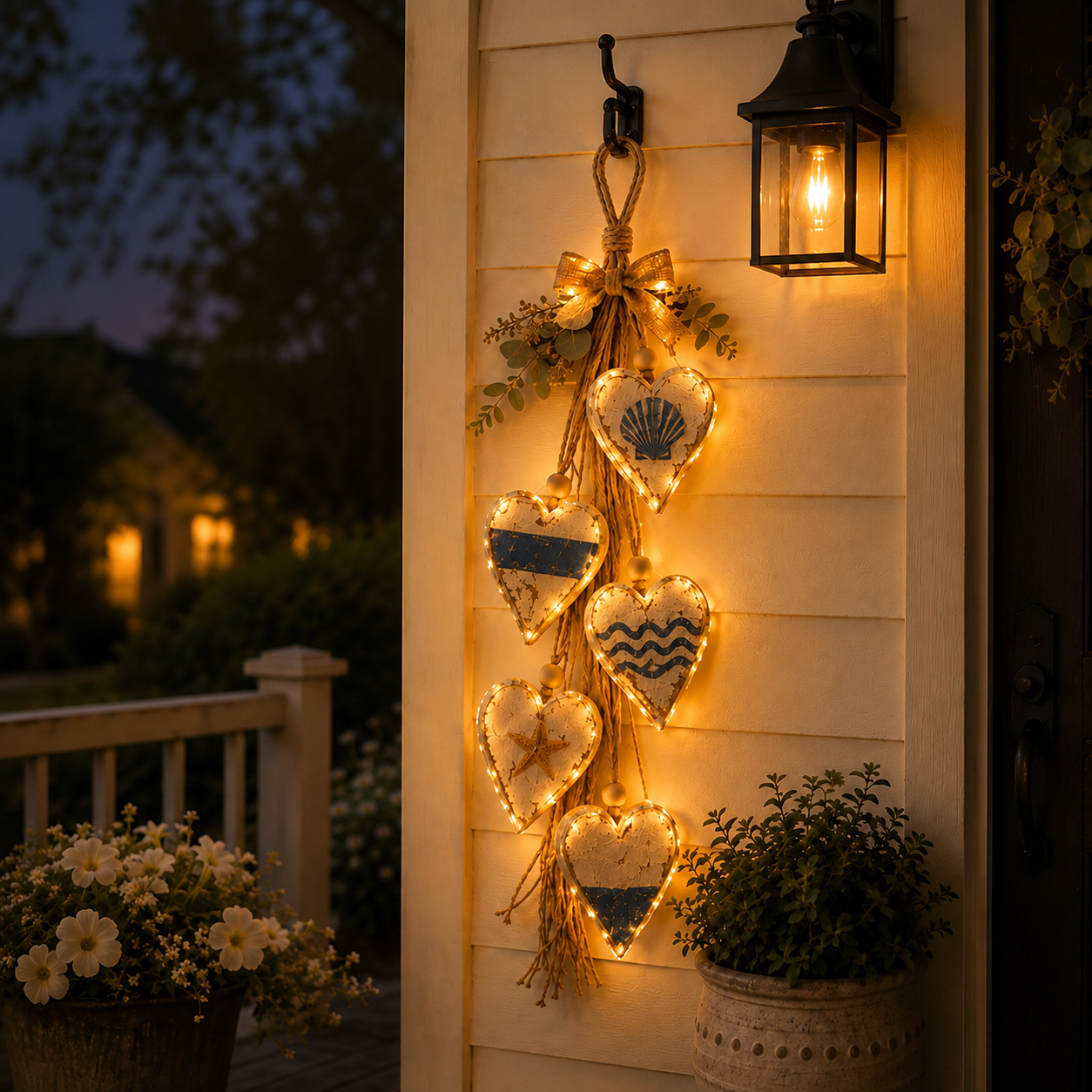 🤎 Hanging Heart Wall Decor