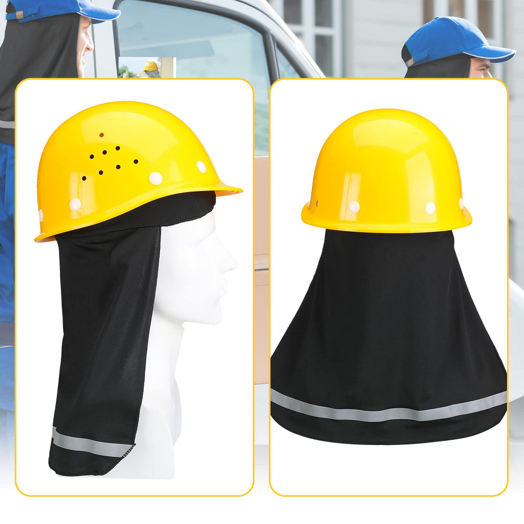 4-Piece Reflective Cooling Skull Caps with Neck Sun Shade