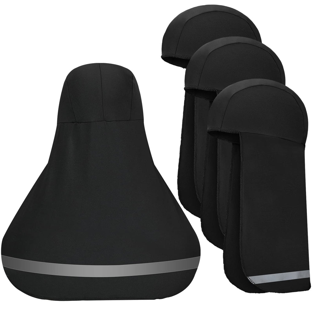 4-Piece Reflective Cooling Skull Caps with Neck Sun Shade
