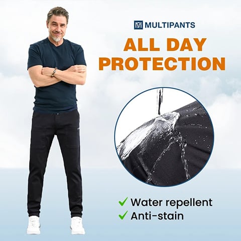 💥Last Day Sale 🥰MultiPants – High Stretch Multi-pocket Durable Cargo Pants