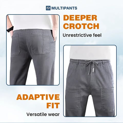 💥Last Day Sale 🥰MultiPants – High Stretch Multi-pocket Durable Cargo Pants